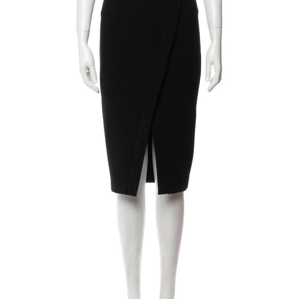 NICHOLAS Pencil Skirt Asymmetrical Black SZ 2